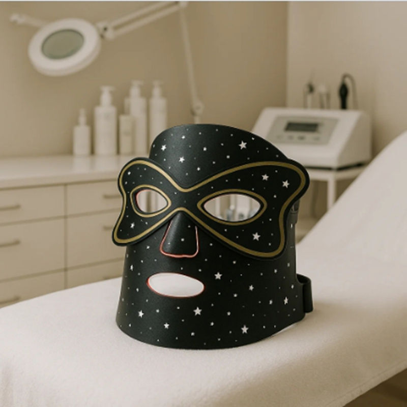LED Light Facial Mask การบำบัดด้วยแสงสีแดงสวมใส่ได้